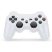 2 bucăți de controler wireless compatibil cu PS3, alb-negru 2 bucăți de controler wireless compatibil cu PS3, alb-negru