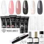 Set gel pentru construcția unghiilor Modelones – 6 culori