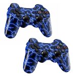Controler wireless compatibil PS3 2 buc, albastru