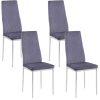 Scaun GoldFan Gri pentru living/sufragerie 4 bucăți Scaun GoldFan Gri pentru living/sufragerie 4 bucăți