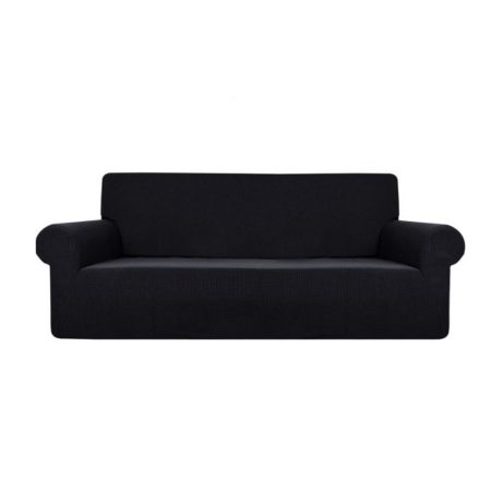 Husă de canapea impermeabilă pentru 2 persoane -Neagră