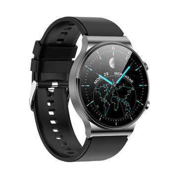 Ceas inteligent M2- negru cu curea gri