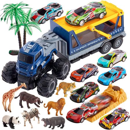 Jucărie cu animale și mașini 18 în 1