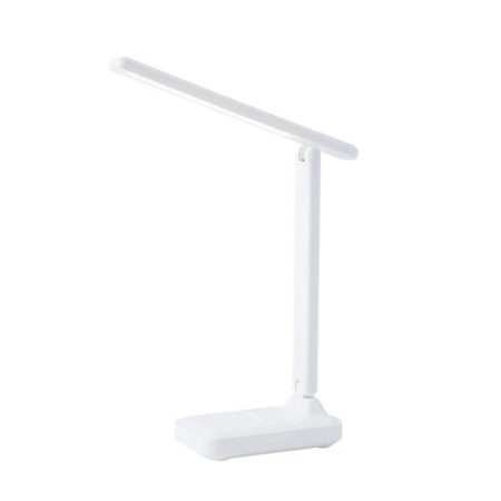 Lampă de masă LED cu luminozitate reglabilă, suport pentru telefon