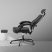 Scaun de birou ergonomic Dowinx pentru conducere, cu tetieră, suport lombar și suport pentru picioare extensibil