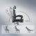 Scaun de birou ergonomic Dowinx pentru conducere, cu tetieră, suport lombar și suport pentru picioare extensibil