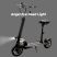 Scuter electric BigSpeed ​​45km/h pliabil, cu șa detașabilă, index 35-45km
