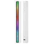   Dispozitiv muzical de luminare interschimbabil cu afișaj LED Alphaone RGB 