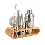 Set Barman Bambo 700ml, cu suport din bambus 