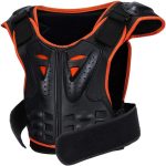   Vestă de protecție pentru motociclete Track pentru copii Orange - mărimea M