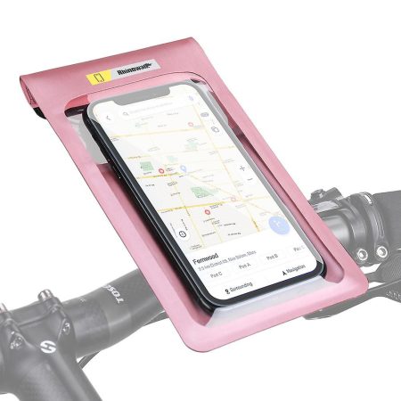 Suport pentru telefon de bicicletă - roz