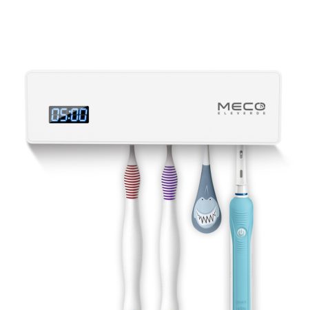 Sterilizator periuță de dinți MECO Eleverde UV Touch White 4 periuțe de dinți