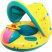 Saltea gonflabilă pentru copii cu acoperiș Amaz Dinghy 65x73cm