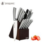   Set de cuțite de bucătărie KKK din 13 piese cu depozitare pentru cuțite