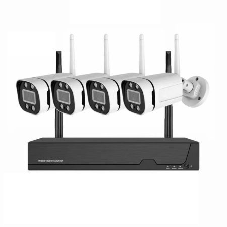 Sistem wireless de 4 camere de securitate IP Wifi