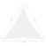 Velă de soare SunGlide 3,6 m x 3,6 m x 3,6 m alb