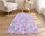 Covor din blană artificială Fluffy Sulley, 75 × 120 cm, în formă de con