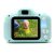 Aparat foto digital turcoaz pentru copii - 13MP, zoom optic 4x