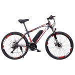   Frike Carbon Bicicletă electrică negru-rosu 250W autonomie 31-61km