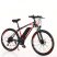 Frike Carbon Bicicletă electrică negru-rosu 250W autonomie 31-61km