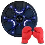   Aparat de box cu cutie muzicală montată pe perete + mănuși - Bluetooth, încărcare USB, difuzor încorporat