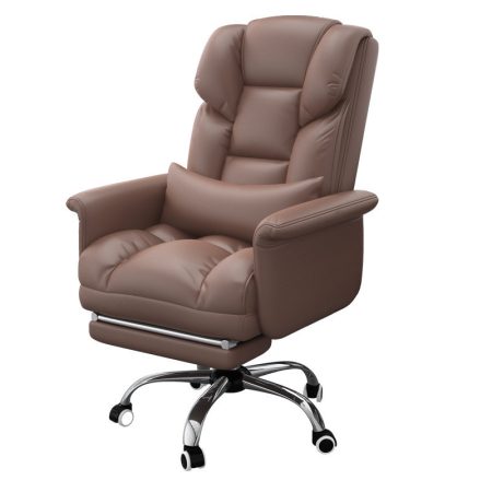 Scaun Luxor cu suport pentru picioare, maro Scaun Luxor cu suport pentru picioare, maro