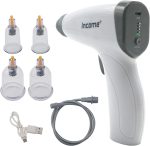   Aparat electric pentru ventuze – set de masaj cu 4 capete împotriva celulitei