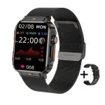 Smartwatch L81 cadou negru cu curea din silicon