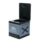   Toaletă portabilă pliabilă / scaun / cutie de depozitare – 32×30×28 cm