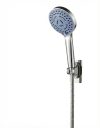Set de cap de duș cu trei funcții – cu furtun de 2 m și suport de perete
