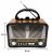 Radio Bluetooth cu difuzor, în stil retro, cu iluminare LED și lanternă
