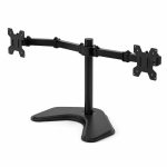   Suport pentru două monitoare, pentru ecrane de 10–32 colos, cu braț mecanic rotativ și reglabil
