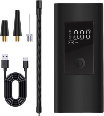Mini-compresor digital cu baterie, 80 W, cu încărcare USB-C Mini-compresor digital cu baterie, 80 W, cu încărcare USB-C