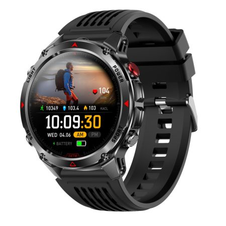 HT37 Ceas inteligent – Apeluri Bluetooth, GPS, ecran AMOLED, sport și sănătate într-un singur dispozitiv – Negru HT37 Ceas inteligent – Apeluri Bluetooth, GPS, ecran AMOLED, sport și sănătate într-un singur dispozitiv – Negru