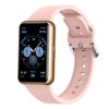 Z23 Ceas inteligent roz – Ecran de 1,57 inch, apeluri Bluetooth, monitorizare ritm cardiac, pedometru