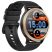 T01 Ceas inteligent negru – Apeluri Bluetooth, monitorizare ritm cardiac, pedometru