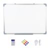 Tablă albă magnetică – tablă de scris care se poate agăța pe perete și se poate șterge, pentru acasă, birou și învățământ, 40x60 cm Tablă albă magnetică – tablă de scris care se poate agăța pe perete și se poate șterge, pentru acasă, birou și învățământ, 40x60 cm