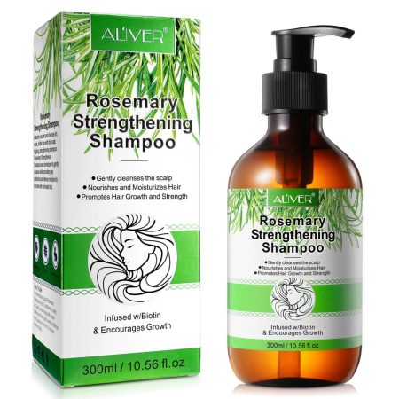 ALIVER Rosemary Strengthening – șampon cu rozmarin și biotină, 300 ml ALIVER Rosemary Strengthening – șampon cu rozmarin și biotină, 300 ml