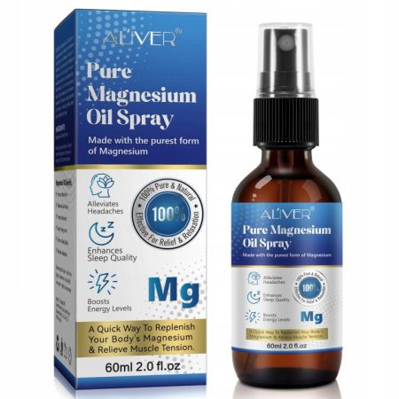 Aliver Pure Magnesium Oil Spray – ulei de magneziu, 60 ml Aliver Pure Magnesium Oil Spray – ulei de magneziu, 60 ml