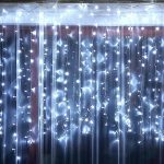 Lumini de Crăciun de 2x2 metri cu 400 LED-uri alb rece 