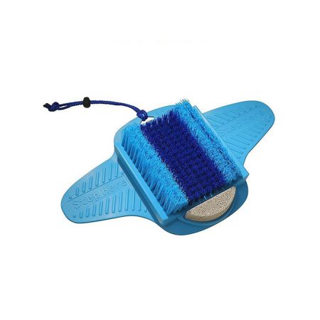 Perie pentru spălarea picioarelor cu piatră de exfoliere încorporată 
