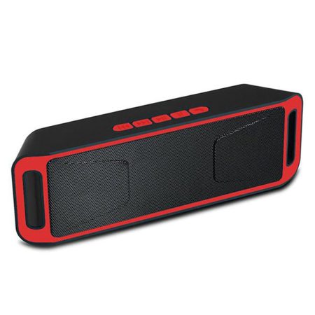 Boxă Sc208 Bluetooth - roșie